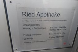 Ried Apotheke in Frankfurt
