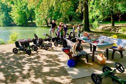 Kindergeburtstage Mönchengladbach mit  Pedalkart Go-Kart Tour im Wald   Hüpfburg mieten Mönchengladbach  Motorsport Events (Heidfeld Racing in Mönchengladbach