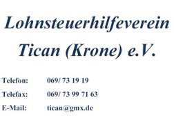 Lohnsteuerhilfeverein Tican Krone e.V. Photo